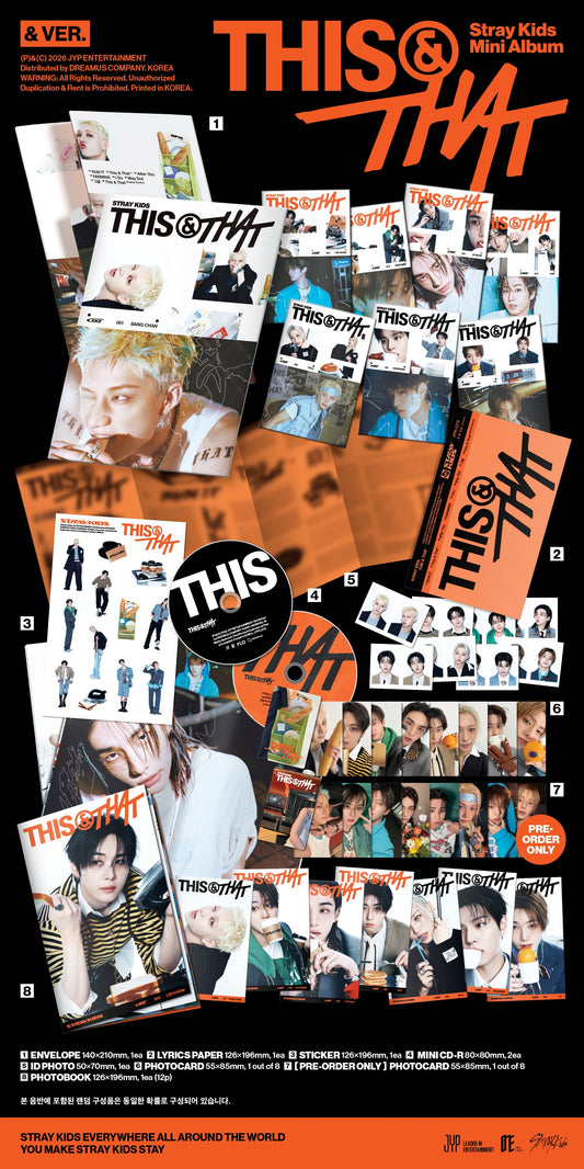 STRAY KIDS - THIS & THAT (& Ver)