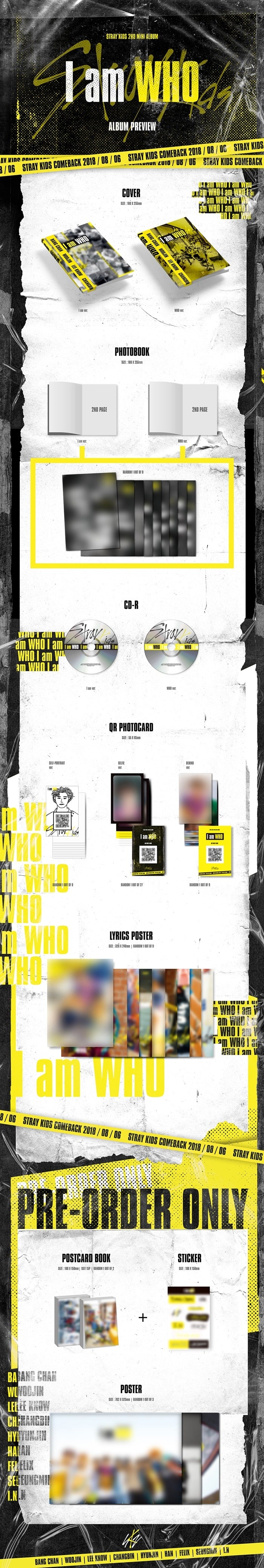 STRAY KIDS — I AM WHO (I AM/WHO Ver.)