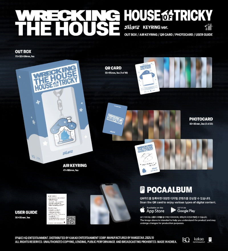 xikers — HOUSE OF TRICKY: WRECKING THE HOUSE (Keyring ver.) (POCAALBUM)