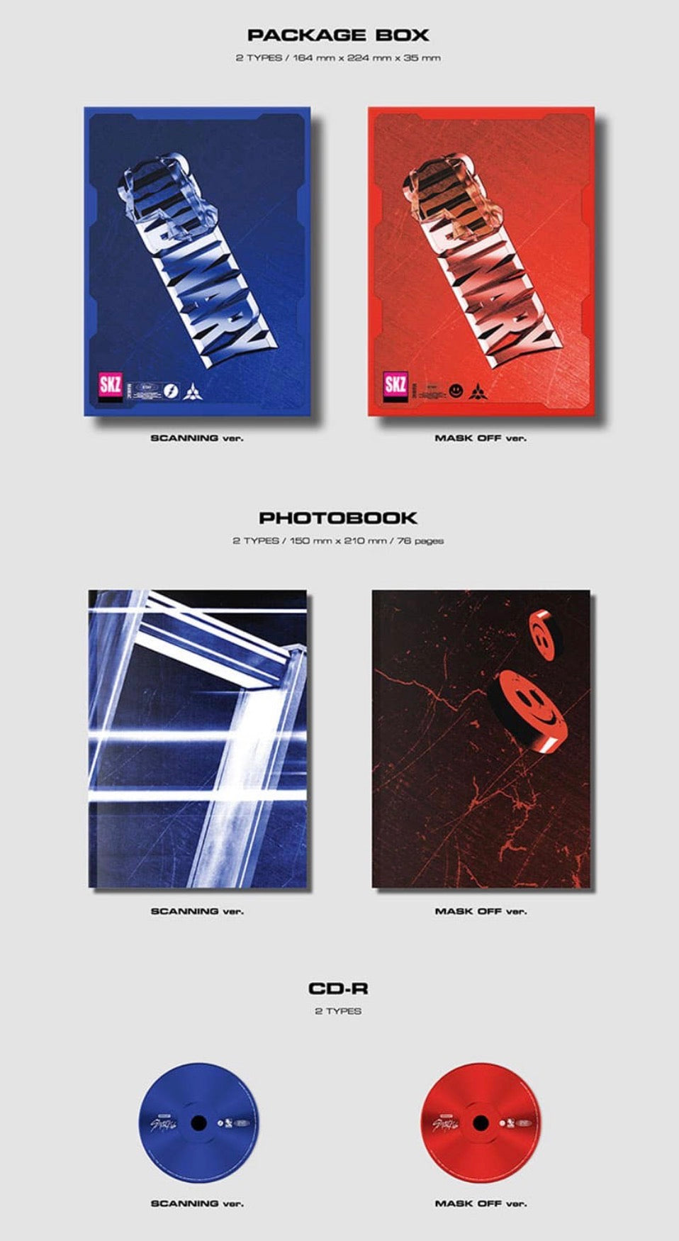 STRAY KIDS – ODDINARY (SCANNING ver./MASK OFF ver.)