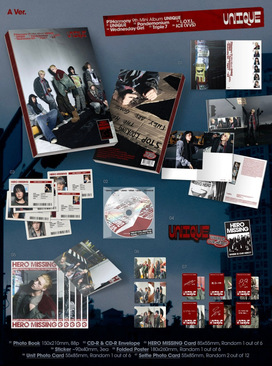 P1Harmony — UNIQUE (Photobook ver)